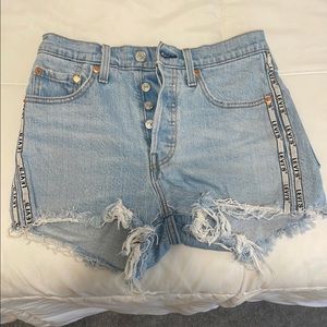 Levis 501 jean shorts